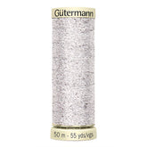 Gütermann metallic effect | zilver 41 | 50 meter naaigaren GUTERMANN - METALLIC - EFFECT - ZILVER - 41 4008015130237